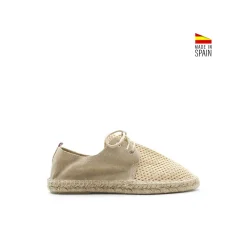 Alpargata cordón beige