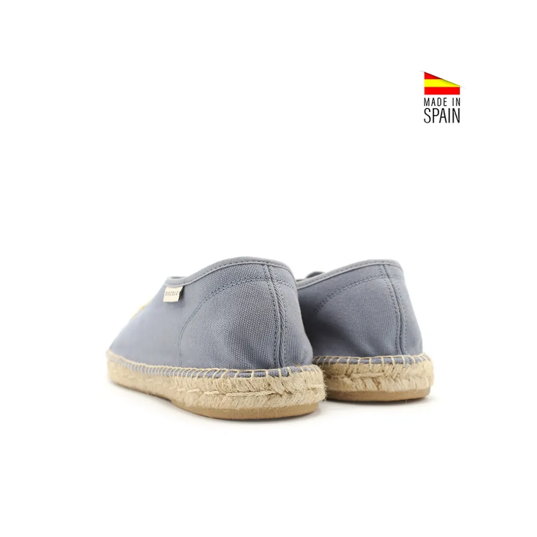 Alpargata cordones azul