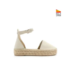 Alpargata de plataforma beige