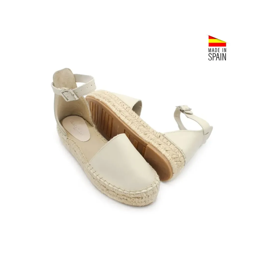Alpargata de plataforma beige