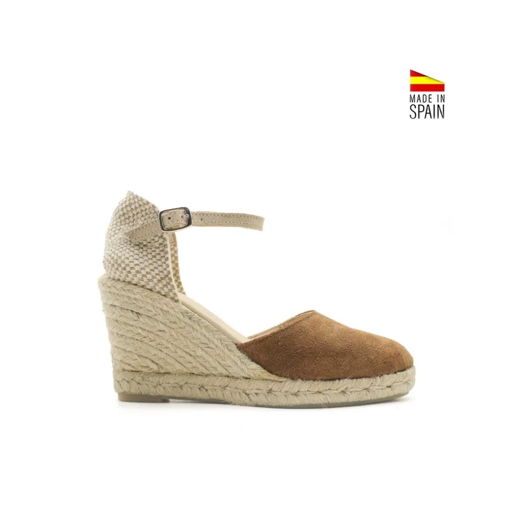Alpargata hebilla camel