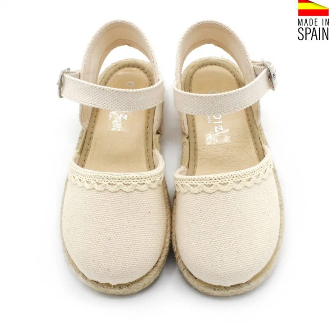 Alpargata niña 263 beige