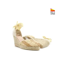 Alpargata rafia beige