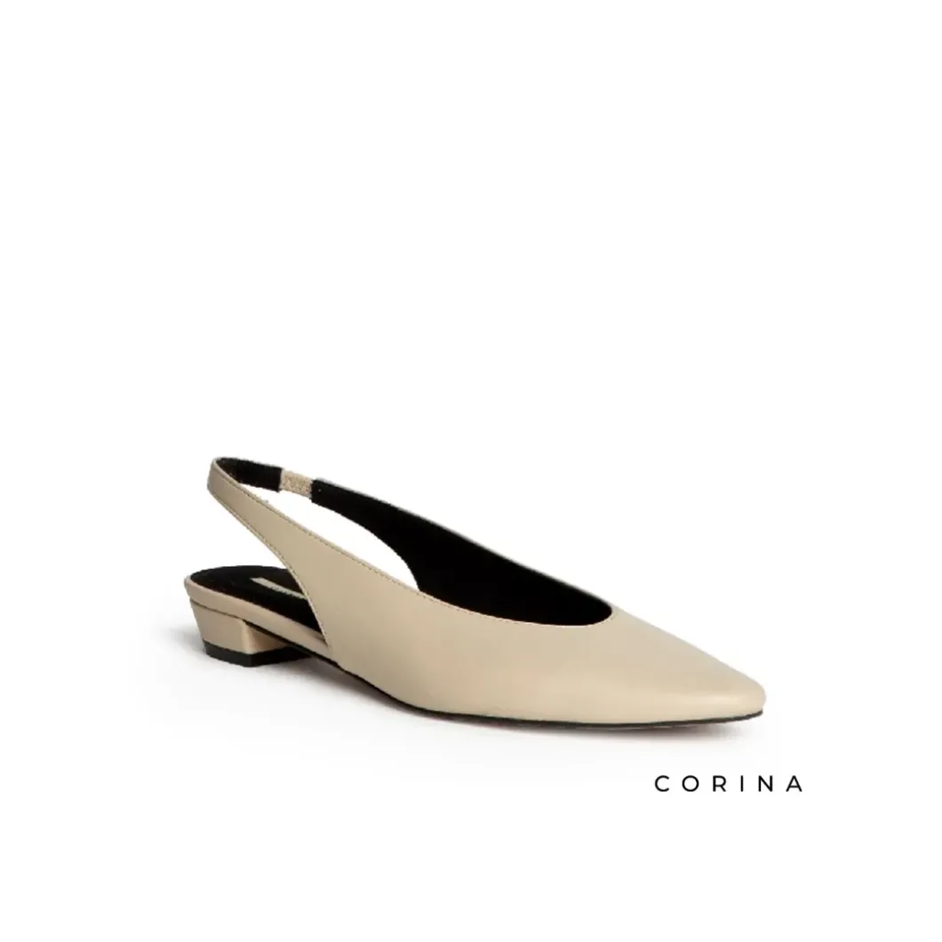 Bailarina beige destalonada