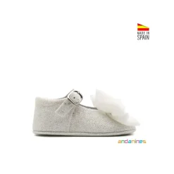 Bailarina blanca bebé de glitter