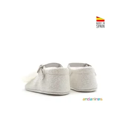 Bailarina blanca bebé de glitter