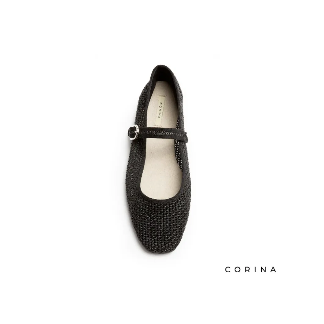 Bailarina crochet negro