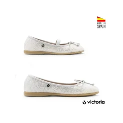 Bailarina glitter Victoria plata