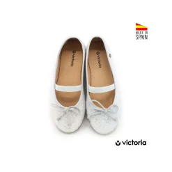 Bailarina glitter Victoria plata