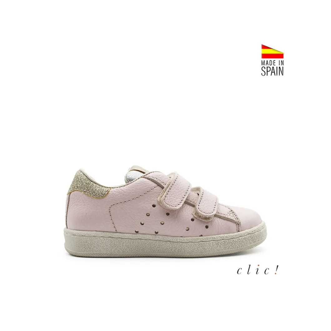 Bamba velcros pastel glitter Clic!