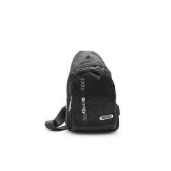 Bandolera negra cruzada