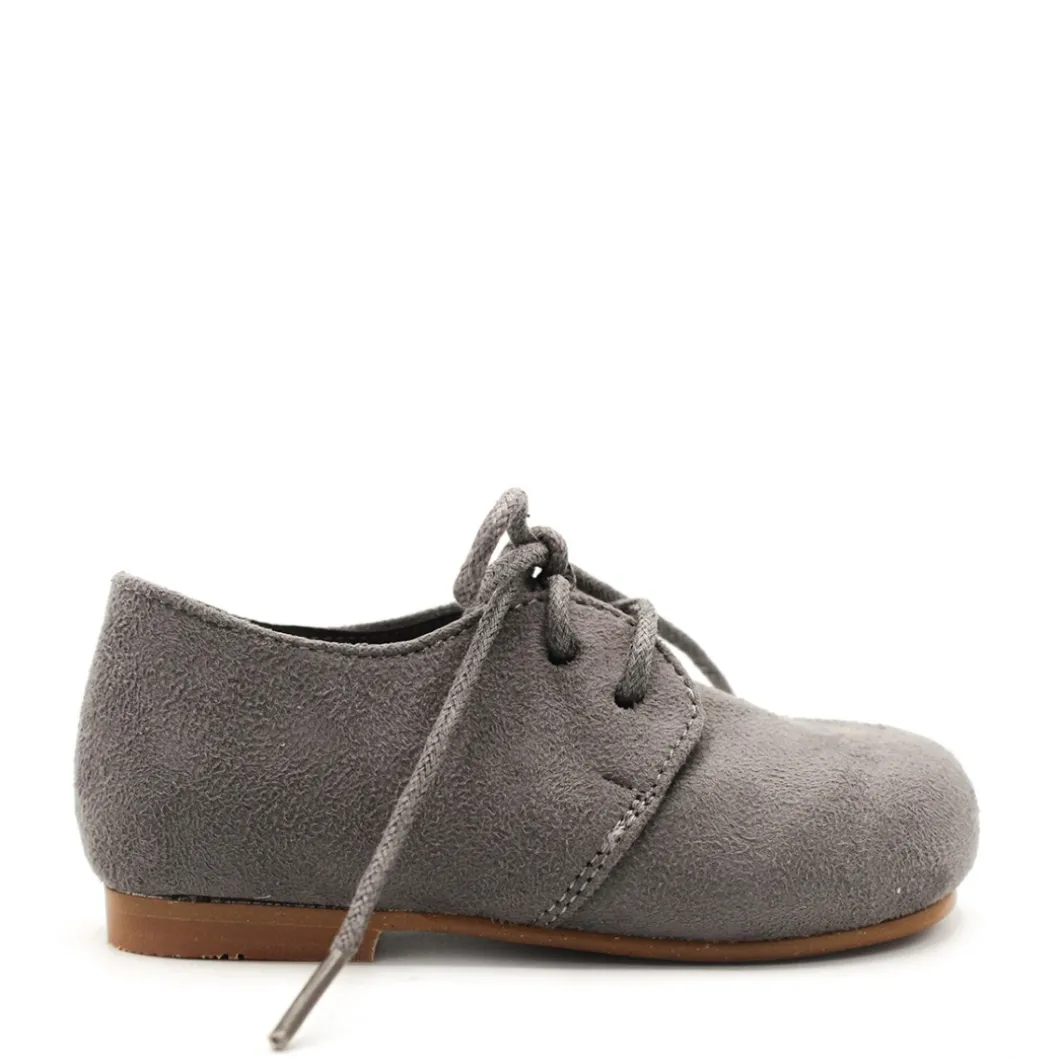 Blucher lazo gris