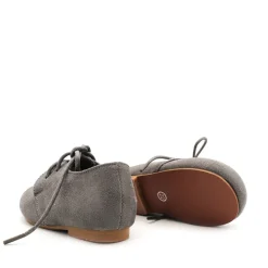 Blucher lazo gris