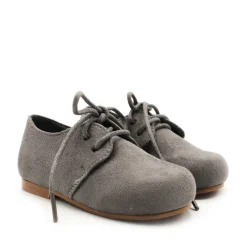 Blucher lazo gris