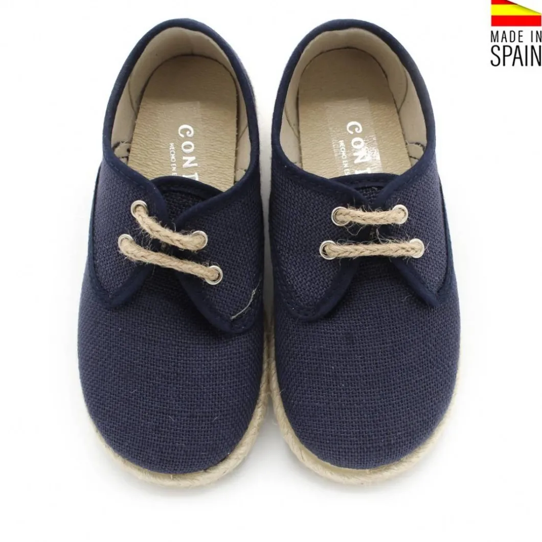 Blucher lino azul marino