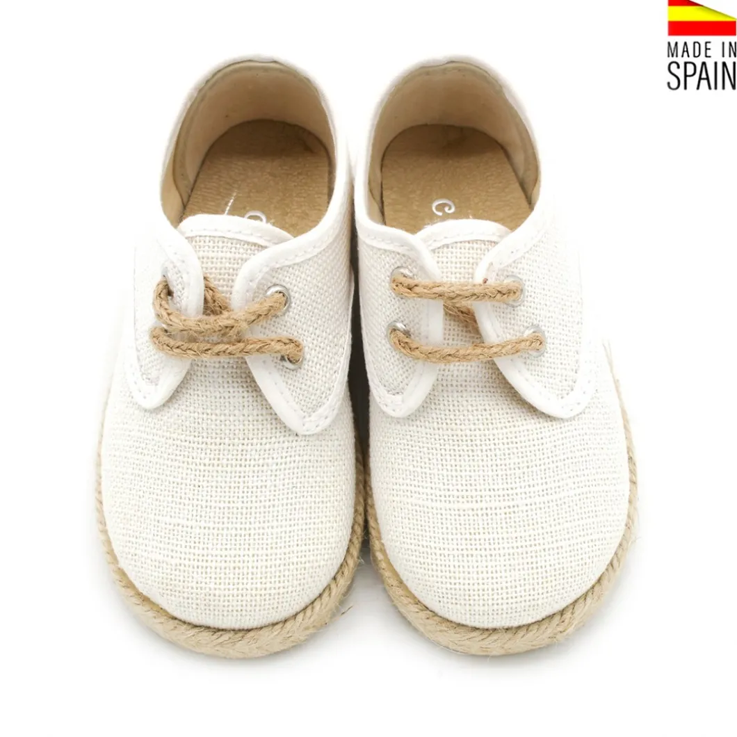 Blucher lino blanco