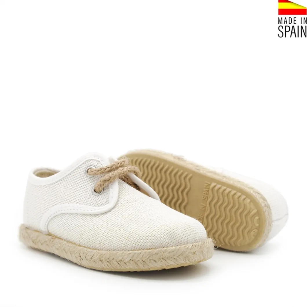 Blucher lino blanco