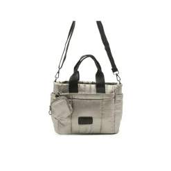 Bolso acolchado plomo