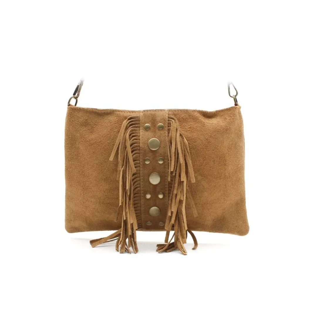 Bolso camel estilo bohemio
