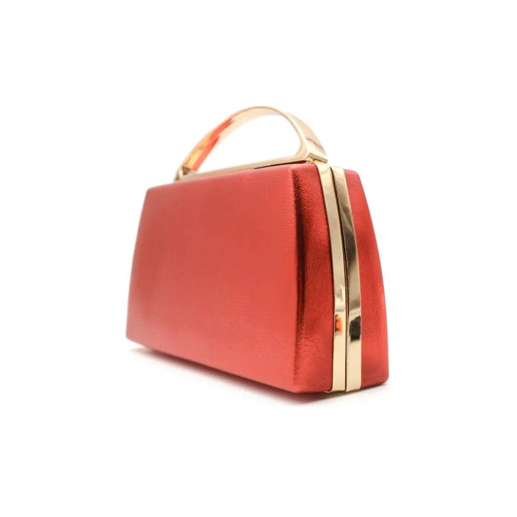 Bolso clutch asa rojo