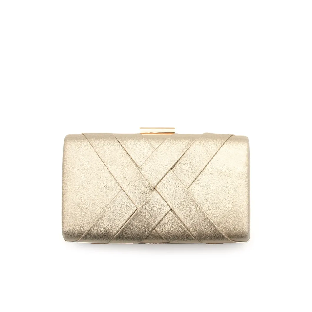 Bolso clutch dorado