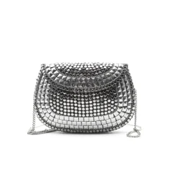 Bolso latón plata