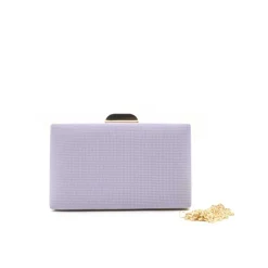 Bolso malva estilo clutch