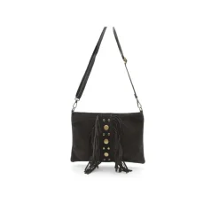 Bolso negro estilo bohemio