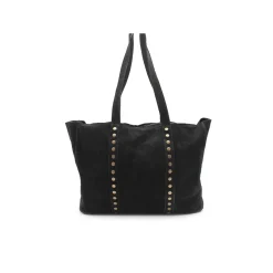 Bolso shopper serraje negro