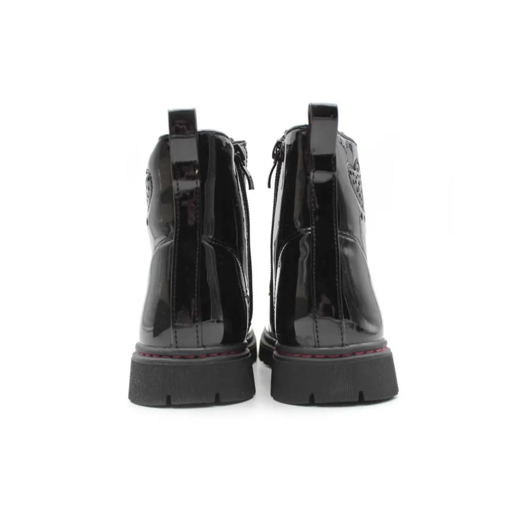 Bota charol militar negra