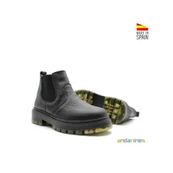Bota chelsea piel negra Andanines
