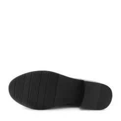 Bota con caña elástica negra