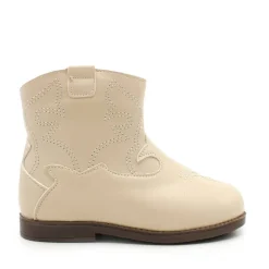 Bota cowboy bebe beige