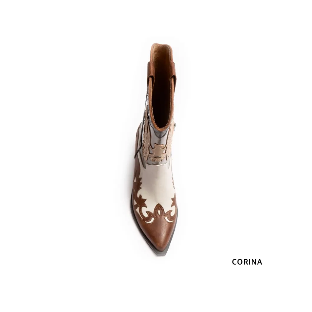 Bota cowboy M4800 cuero verde