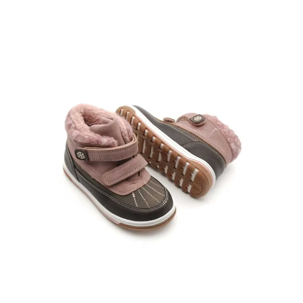Bota invierno rosa snow