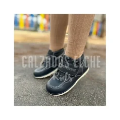 Bota Kike piel azul