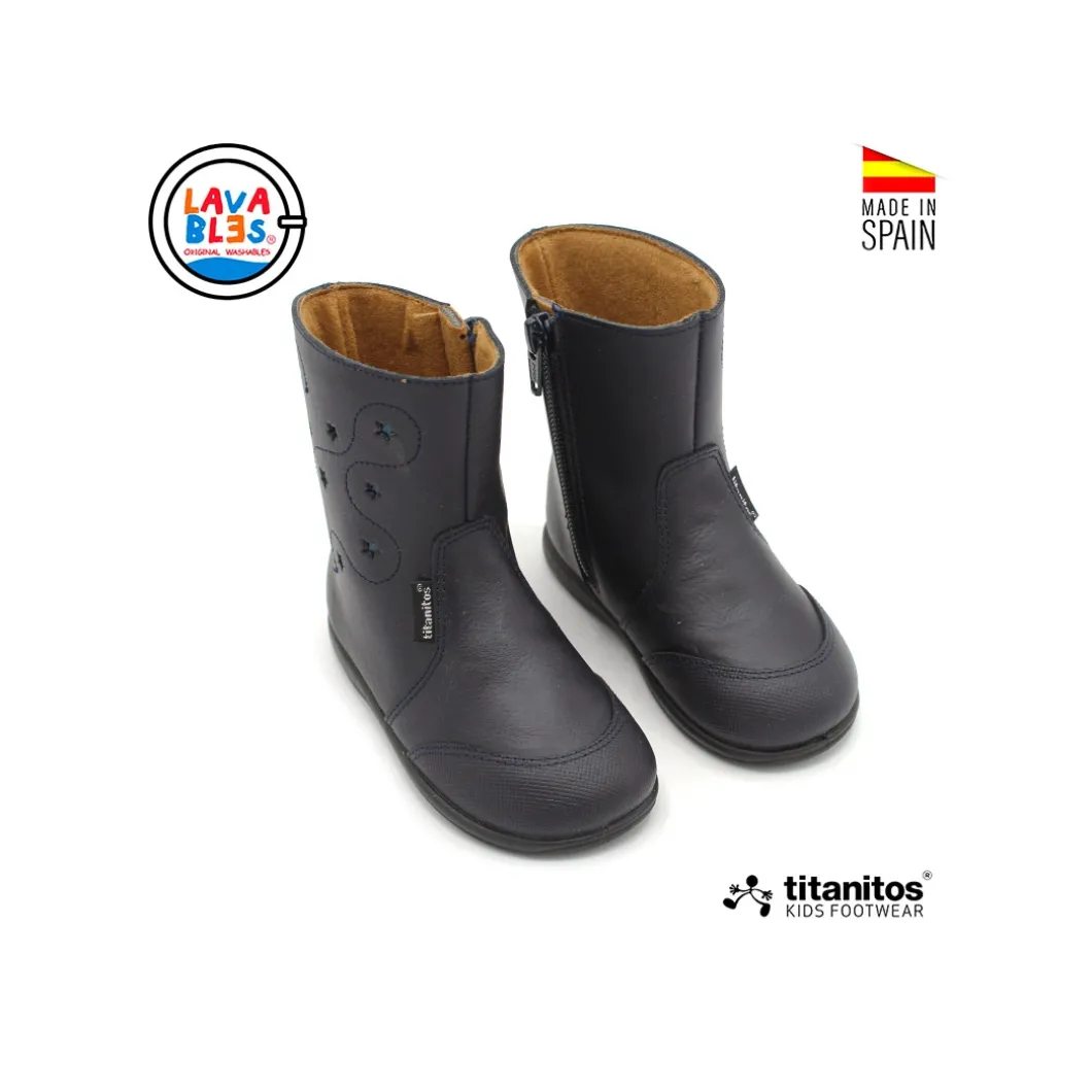 Bota lavable star azul marino
