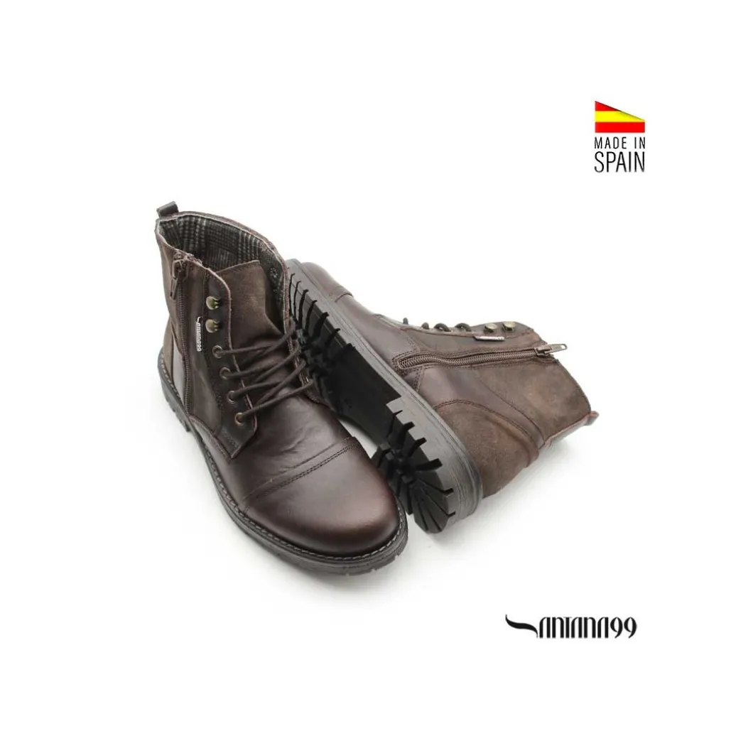 Bota piel Munt Marrón