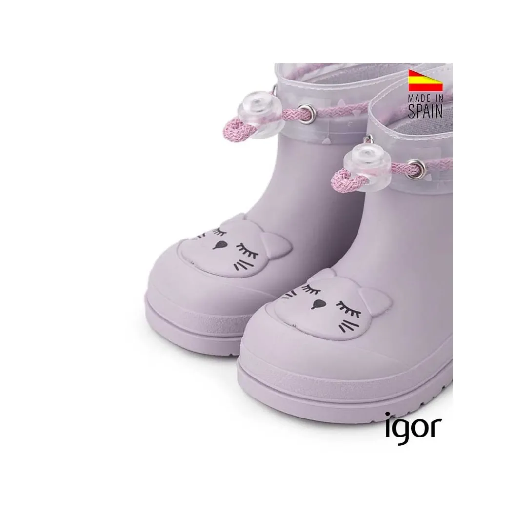 Botas de agua malva Igor Mendi Gato