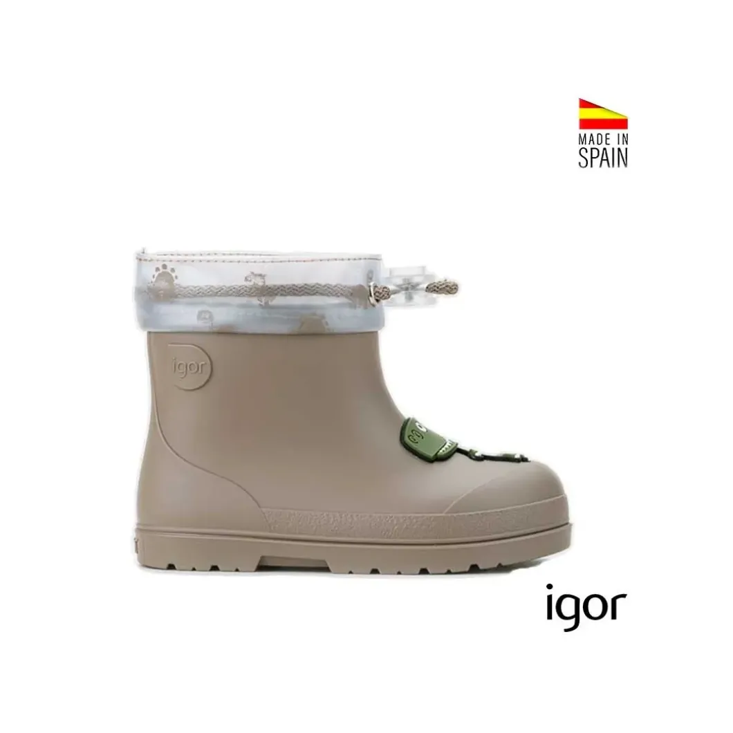 Botas de agua taupe Igor Mendi Dino