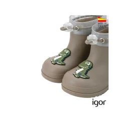 Botas de agua taupe Igor Mendi Dino