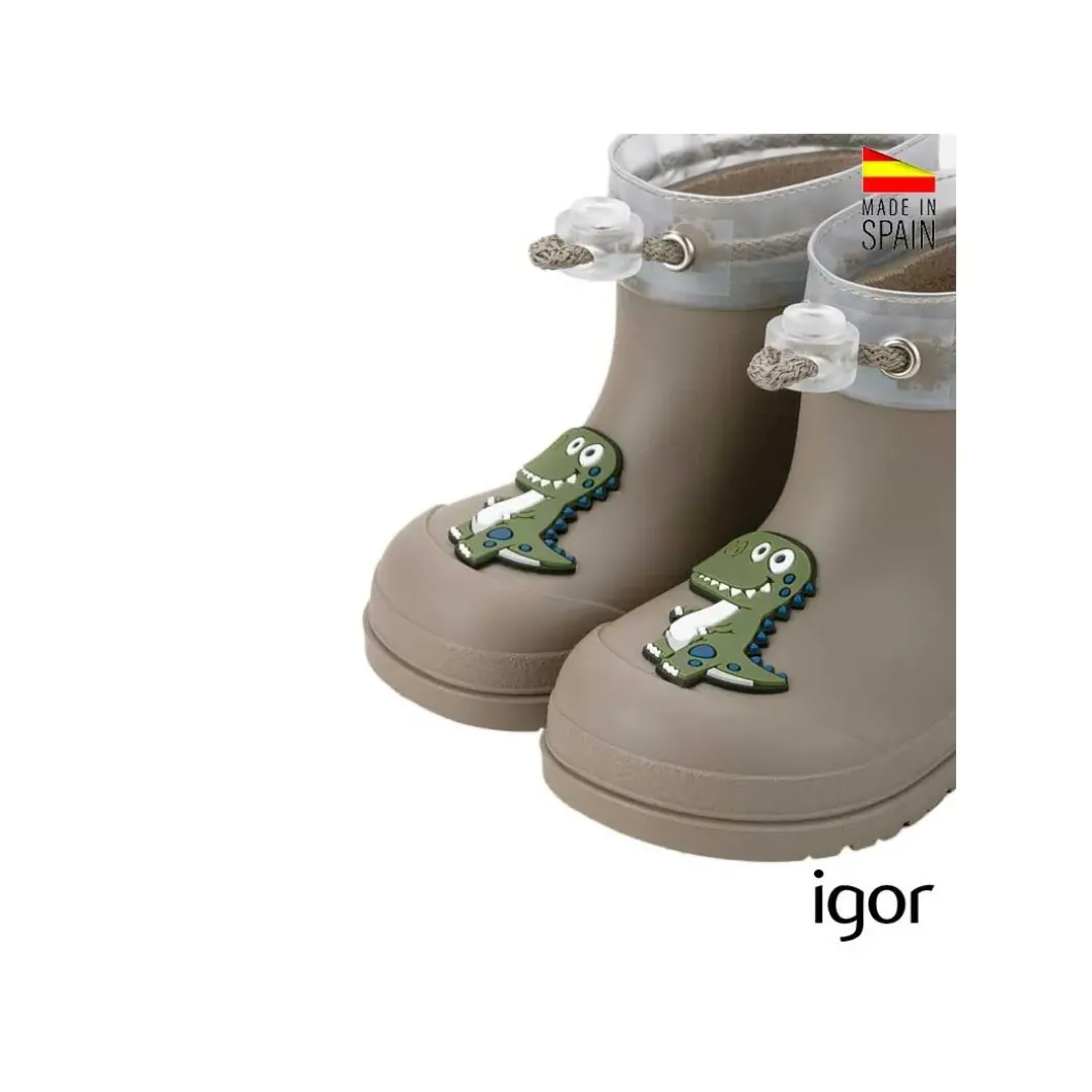Botas de agua taupe Igor Mendi Dino