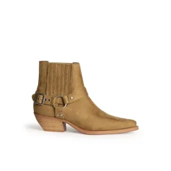 Botin Corina camel con espuelas