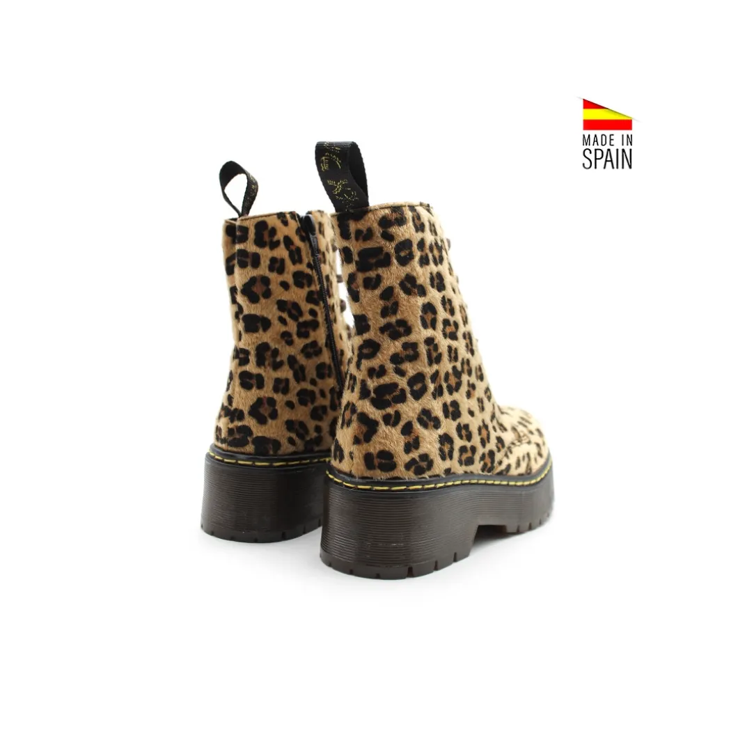 Botin militar pelo leopardo