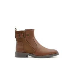 Botin plano camel Virucci
