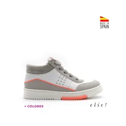 Botines deportivos de piel