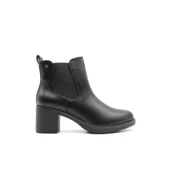Botín Ankle negro con tacón