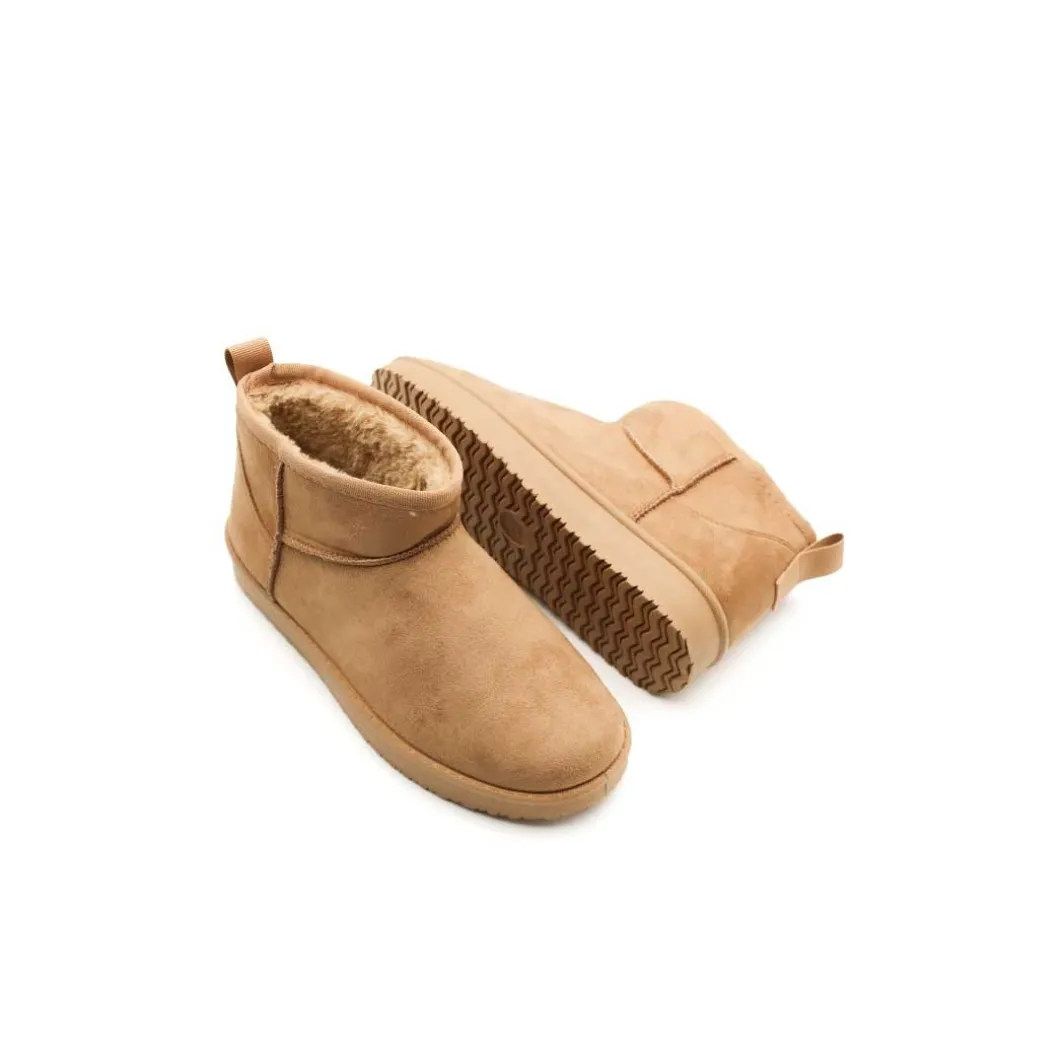 Botín australiano camel con pelo interior