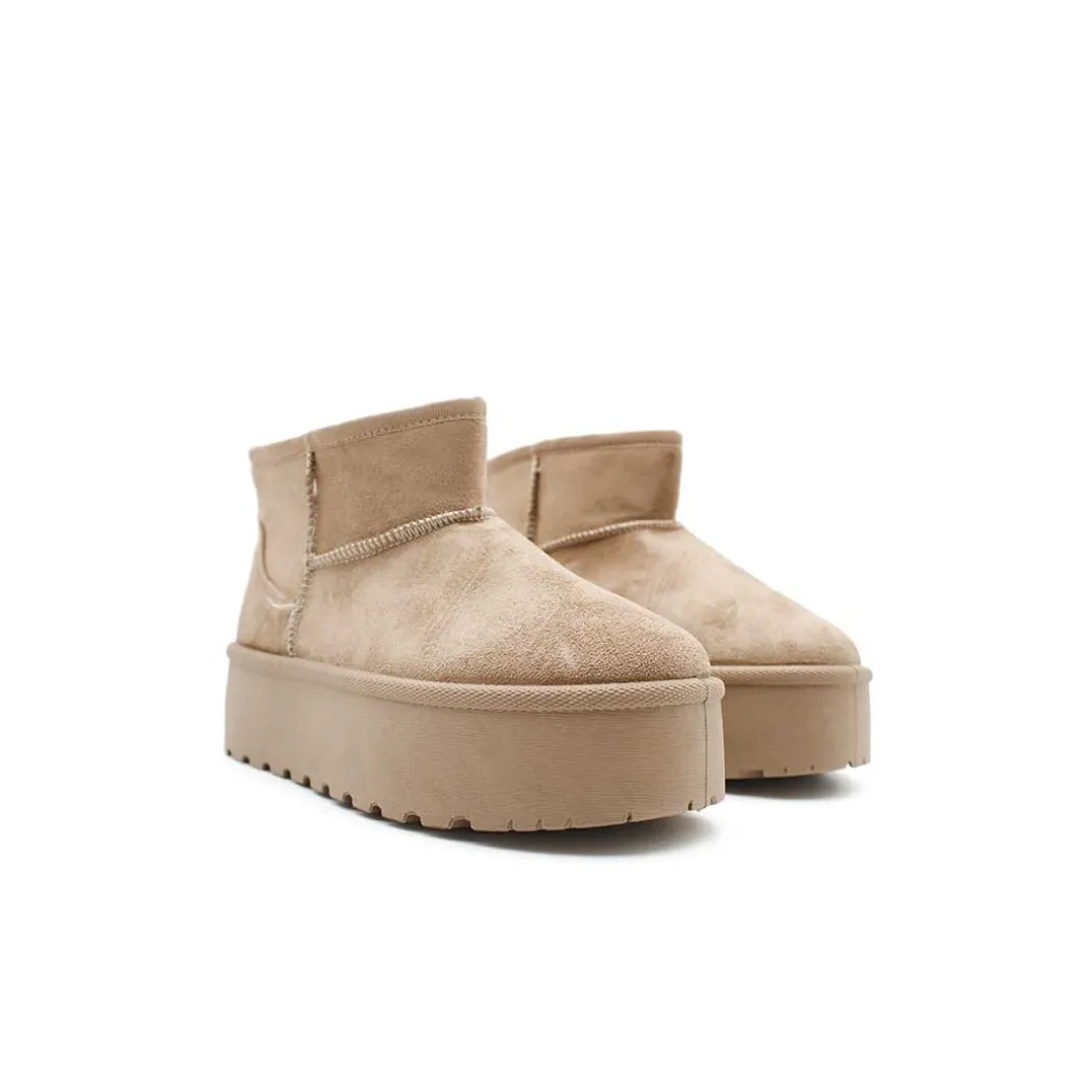 Botín australiano plataforma taupe