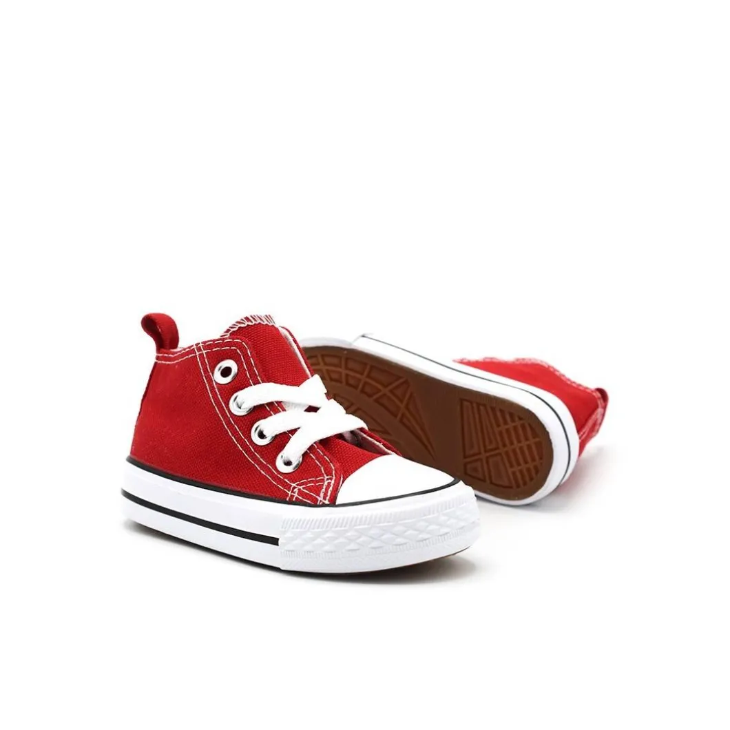 Botín CV Junior rojo
